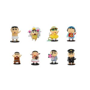 52TOYS Коллекционный набор костюмов персонажа Синносукэ Нохара из серии "Критон Шин-тян" мистери бокс полный набор 8 шт