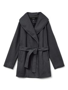 Пальто цвета темно-серый меланж Vero Moda