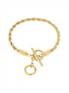 Amor Браслет из нержавеющей стали, позолоченный методом IP-покрытия