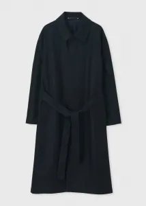 Длинное пальто Balenciaga в меловую полоску