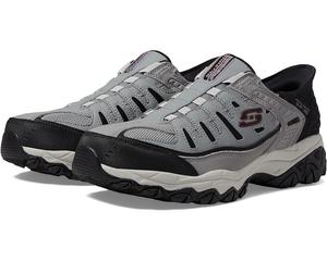 Кроссовки SKECHERS Afterburn M. Fit Ridgeburn Hands Free Slip-Ins, цвет Gray/Black