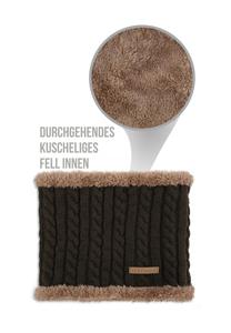 Зимний меховой шарф Kebili normani, цвет Braun Braun