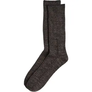 Носки высокие мужские, 1 пара UNIQLO, 1 pack (темно-серый)