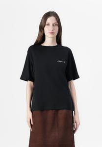 Футболка Selected Femme SLFVILJA SLOGAN TEE, Black