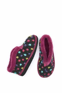 Короткие пятнистые тапочки 'Bo' Moshulu, серый