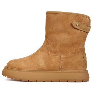 Термические утепленные ботинки для увеличения роста Mid Calf Snow для женщин Joy&Mario, коричневый