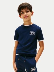 Футболка regular fit Varsity Print KB0KB09932 Tommy Hilfiger, синий