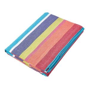 Полосатая хлопчатобумажная скатерть Homescapes, мультколор