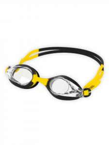 Детские плавательные очки BVB в черно-желтом цвете