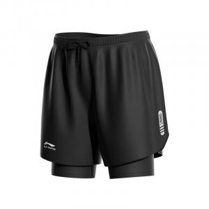 ЛиНинг Спортивная Модная Коллекция Плавки Мужские Черные, Сине-Фиолетовые + Очки для плавания