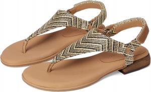 Сандалии Gentle Souls by Kenneth Cole Holly, цвет Black/Tan Raffia