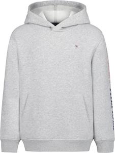Толстовка с капюшоном Tommy Hilfiger для мальчиков с длинными рукавами из флиса, Up & Down Med Grey Heather