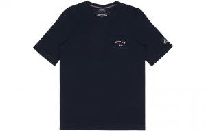 Футболка яхтенная мужская тёмно-синяя Paul & Shark