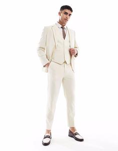 Зауженные брюки цвета «камень» Asos Design