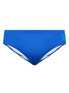 Плавки-шорты с аппликацией логотипа Balmain, синий