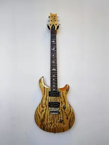 PRS SE Custom 24 - редкое издание из ясеня с узором бурла - 2024 - настоящее время - натуральный - глянец