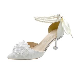 Туфли Dawei's House на тонком каблуке, женский подарочный набор в белом цвете, цвет White