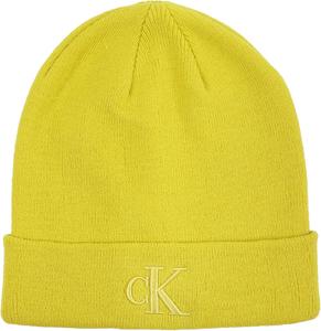 Мужская шапка-манжета Calvin Klein с вышитой 3D-монограммой Ck, Dune Yellow