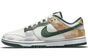 Мульти-камуфляж Nike Dunk Low SE Sail