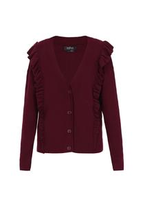 Usha BLACK LABEL Кардиган вязаный в бордовом цвете