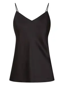 Атласный топ KARL LAGERFELD, черный