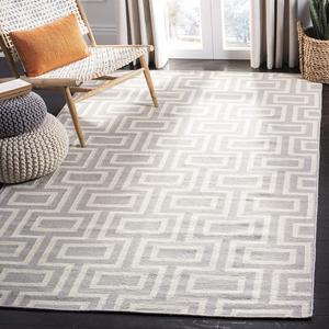 Ковер SAFAVIEH, 275 x 366 см, Dhurries Collection Grey/Ivory DHU562B ручной работы плоского плетения из премиальной шерсти