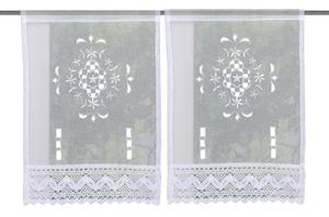 Дисковая штора 30/45 см, белый