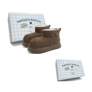 Термические утепленные короткие ботинки для женщин в коробке FANTASTIC XBOX, Umber