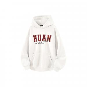 Унисекс свитшот HUANQIU, White[Thickened And Fleece-Lined]