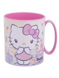 Пластиковый стаканчик, пригодный для использования в микроволновой печи, 390 мл Hello Kitty