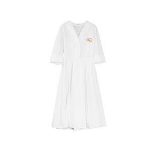 Женское платье с коротким рукавом ELLE, белый