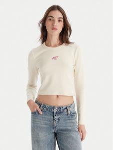 Блузка slim fit Duspark 50550132 Hugo, бежевый