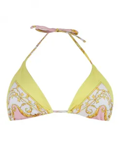 Бикини-Топ с принтом в виде треугольников Versace, мультиколор