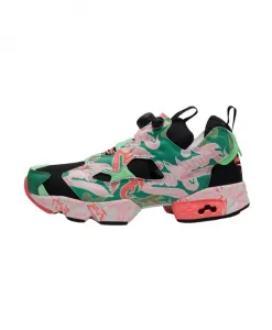 Черные кроссовки Instapump Fury 94 Reebok, мультиколор