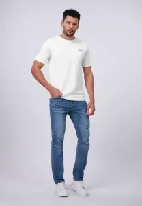 Набор из 4 футболок с принтом Pier One, White/Sand/Black/Navy