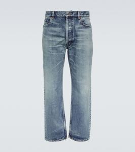 Мик прямые джинсы Saint Laurent, синий