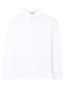 Рубашка из хлопка с длинными рукавами Patachou, белый