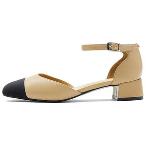 Туфли на высоком каблуке 3 см, женские NINE WEST, Apricot/Black