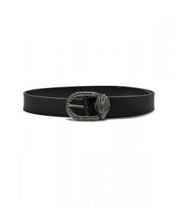 Ремень женский Kurt Geiger кожаный с декоративной пряжкой, черный
