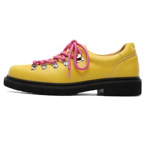 Zuogedu Модные винтажные дерби повседневные мужские туфли желтые, цвет Yellow