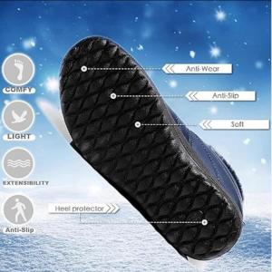 Женские теплые сапоги с овчиной, утепленные снаружи, водонепроницаемые, зимние противоскользящие ботинки на снег Generic, Green