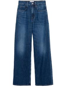 Прямые джинсы FRAME с высокой посадкой, синий