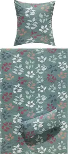 Постельное белье петролеум-берри-лиловый 1x 155x200 см + 1x 40x80 см REDBEST