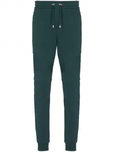 Спортивные брюки с кулиской BALMAIN, зеленый