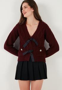 Кардиган LELA REGULAR FIT, Bordeaux