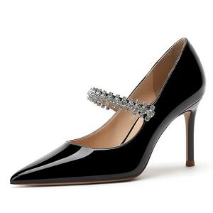 Туфли на тонком каблуке, высокие, 6 см, женские YAFEI XUANYU, Black