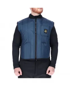 Мужской утепленный жилет Cooler Wear - утепленный, влагоотталкивающий, легкий рабочий жилет для защиты от холода до -12°C Refrigiwear, синий