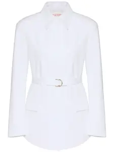 Платье-рубашка с длинными рукавами VALENTINO GARAVANI, белый