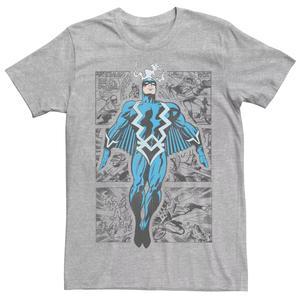 Мужская футболка с рисунком Marvel Retro Black Bolt Licensed Character