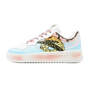 ANTA Расслабленные износостойкие и легкие низкие скейтерские кроссовки women's blue pink